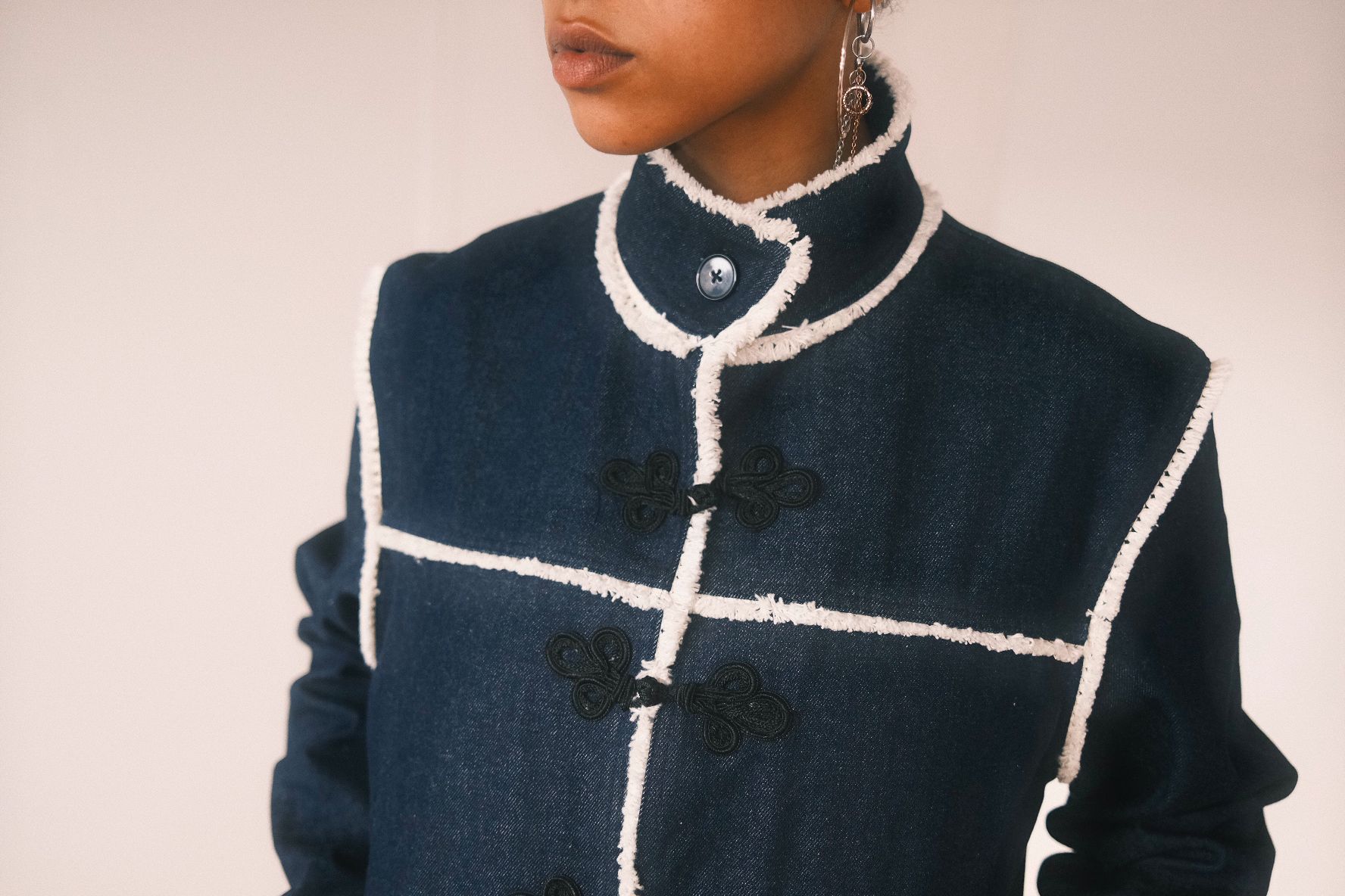 Denim-Romantik-Jacke