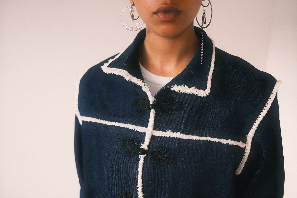 Denim-Romantik-Jacke