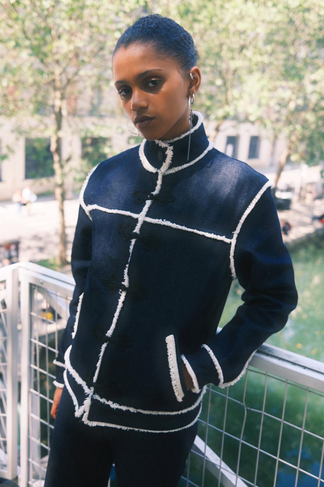 Denim-Romantik-Jacke