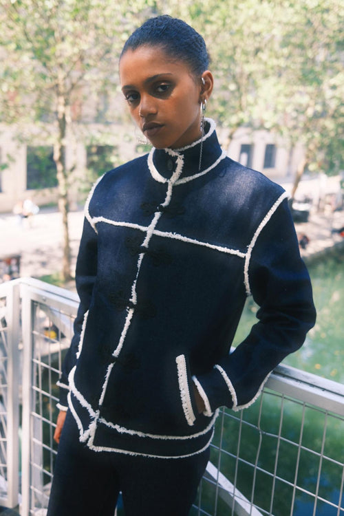 Denim-Romantik-Jacke